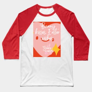 bunny kisses easter wishes Baseball T-Shirt